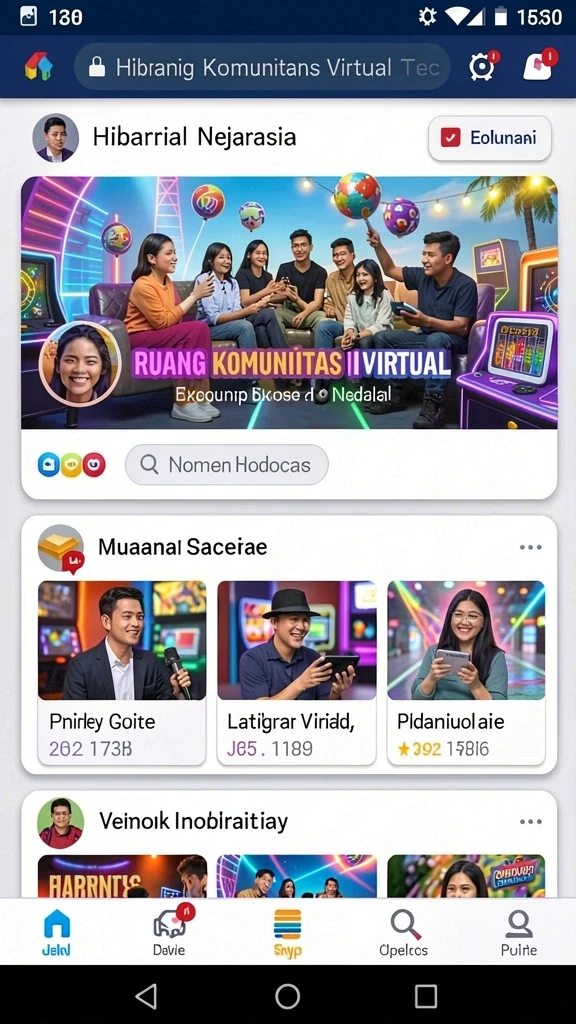 68idn - Tampilan antarmuka yang menarik dan mudah digunakan.
