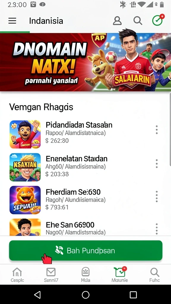888fw - Tampilan antarmuka yang menarik dan mudah diakses.