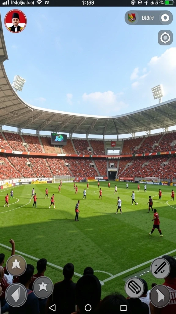 d200m - Fitur multiplayer saat berinteraksi dengan teman.