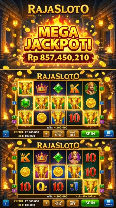 Layar utama rajasloto — antarmuka bersih setelah instalasi